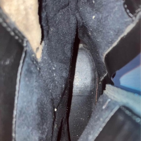 Women’s 7 Clarks slate :brownish grey Leather Bootsside zip - Picture 6 of 11